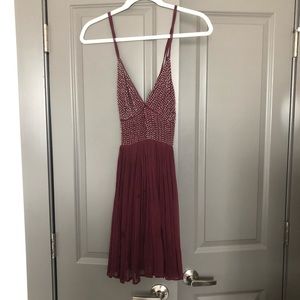Free People Maroon Dress